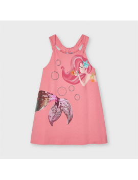 Mayoral - Dress - Mermaid - Flamingo