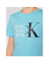 Calvin Klein - T-Shirt - Hybrid Logo - Bright Sky