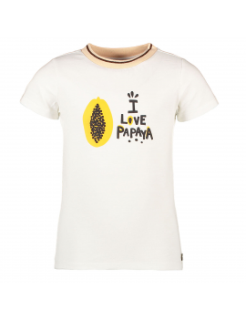 Like Flo - T-Shirt - I Love Papaya - Off White