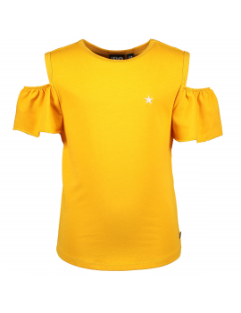 Like Flo - T-Shirt - Off Shoulder - Yellow