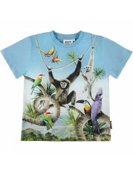 Molo - T-Shirt Rame - Monkey & Birds