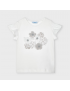Mayoral - T-Shirt - Flowers - Crudo