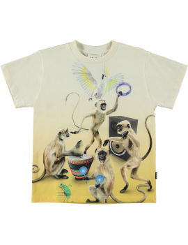 Molo - T-Shirt - Roxo - Dancing Monkeys