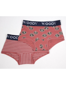Woody - Duopack shorts - Wasbeer