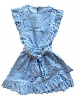 Gymp - Dress - Eva - Blue
