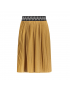 Like Flo - Pleated Skirt - Brown