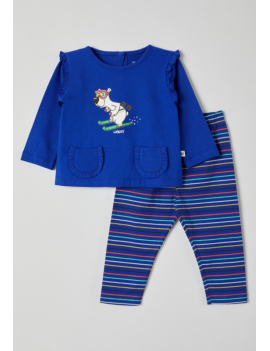 Woody - Schlafanzug - Eisbär - Blau