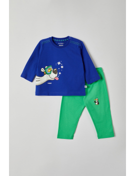 Woody - Pyjama - Ijsbeer - Blauw