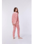 Woody - Pyjama - Sweater and Pants - Pink Stars Print