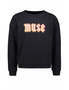 Like Flo - Sweater - Muse Print - Navy
