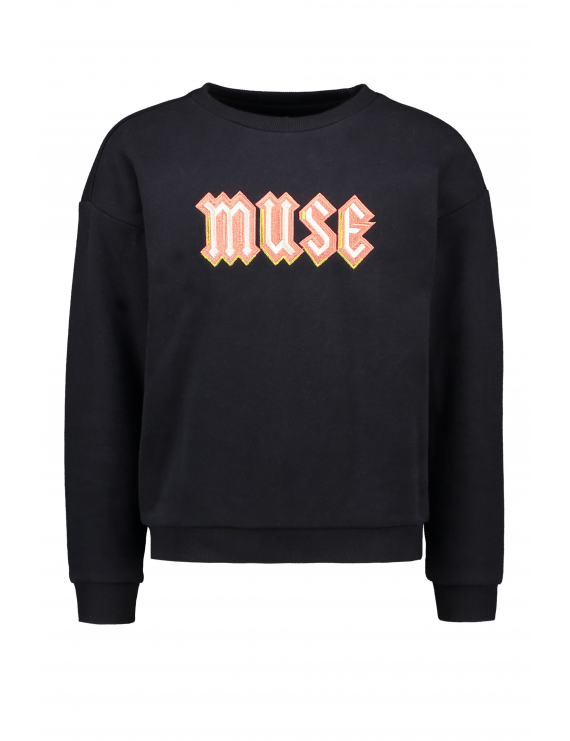 Like Flo - Sweater - Muse Print - Navy