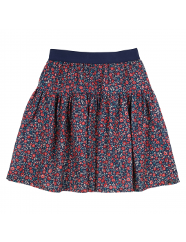 Gymp - Rok - Flowers - Navy and Red
