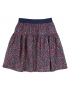 Gymp - Skirt - Flowers - Navy and Red