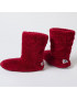Woody - Chaussons - Rouge Foncé