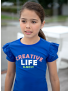 B.Nosy - T-Shirt - Creative Life - Cobalt Blue