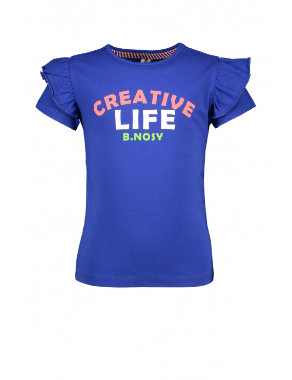 B.Nosy - T-Shirt - Creative Life - Cobalt Blue