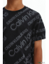 Calvin Klein -T-Shirt - Black Slanted AOP