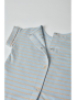 Woody - Pyjama - Hellblau - Fine Stripe