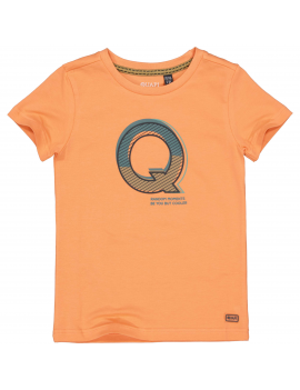 Quapi - T-Shirt - Tarek - Orange Mandarin