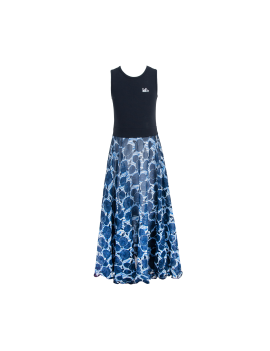 LoFff - Jurk - Maxi Dress Aaltje - Blue
