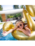 Swim Essentials - Aufblasbare Pool Luftmatratze - Schwan XXL - Gold - 160 x 130 x 67 cm