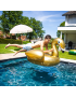 Swim Essentials - Aufblasbare Pool Luftmatratze - Schwan XXL - Gold - 160 x 130 x 67 cm