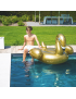 Swim Essentials - Aufblasbare Pool Luftmatratze - Schwan XXL - Gold - 160 x 130 x 67 cm