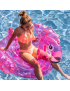 Swim Essentials - Luchtbed - Flamingo XXL - Neon Roze Panterprint - 160 x 130 x 67 cm