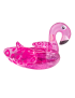 Matelas Gonflable Piscine - Flamingo XXL - Imprimé panthère rose fluo - 160 x 130 x 67 cm
