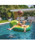 Swim Essentials - Matelas Gonflable Piscine - Avocat + Ballon de Plage - 180 x 140 cm