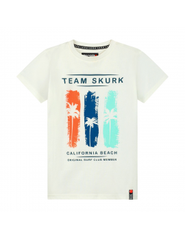 Skurk - T-Shirt - Tip - White