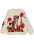 Molo - Sweater - Mika - Red Sunflowers