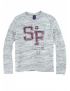 SevenOneSeven - T-shirt LS - Thunder Grey AW Grape