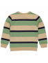 Quapi - Sweater - Berat - AOP Sand Stripe