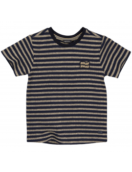 Quapi - T-Shirt - Bent - AOP Blue Stripe