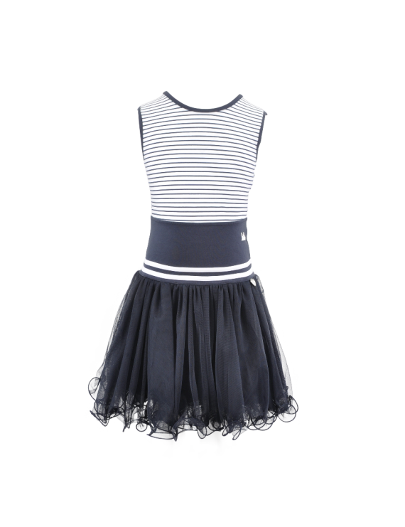 LoFff - Jurk - Dancing Dress - Liselot - Blue Stripe