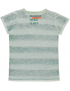 Quapi - T-Shirt - Savino - Arctic Green Stripe
