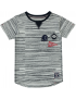 Quapi - T-Shirt - Saim - Navy Stripe