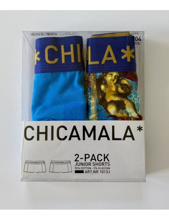 Chicamala - 2-Pack Boxershorts - Baroq Light Blue