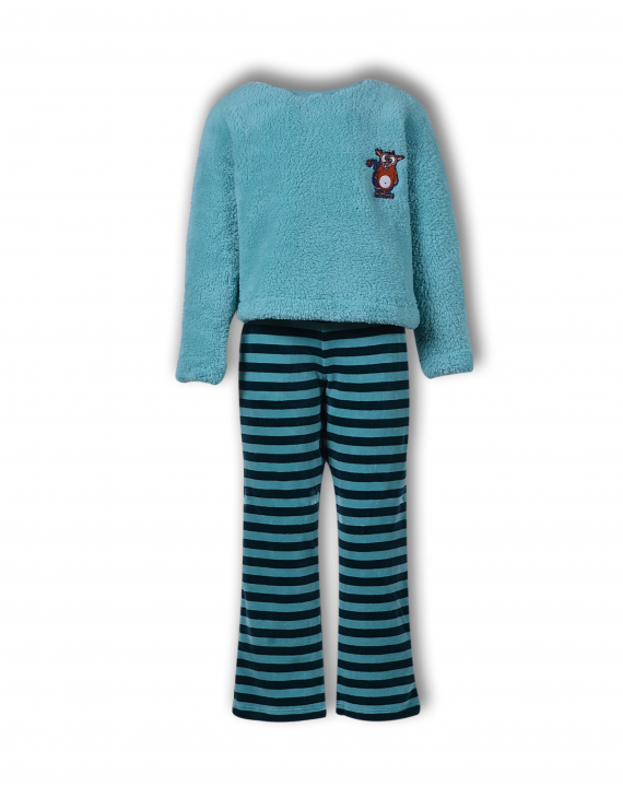 Woody - Pyjama - Ijsblauw