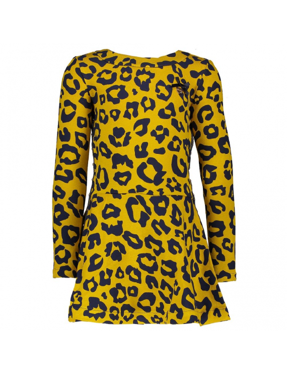 Le Chic - Dress - Leopard Print - Babbediboe Kidsfashion