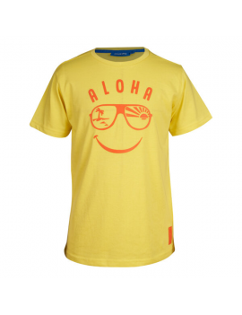 Someone - T-Shirt - Aloha - Jaune