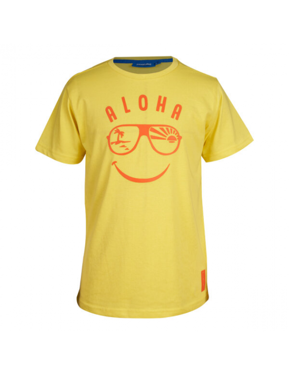 Someone - T-Shirt - Aloha - Geel