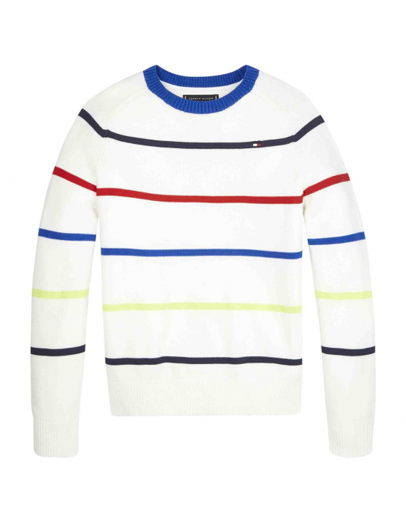 Tommy Hilfiger - Sweater - Stripes - White