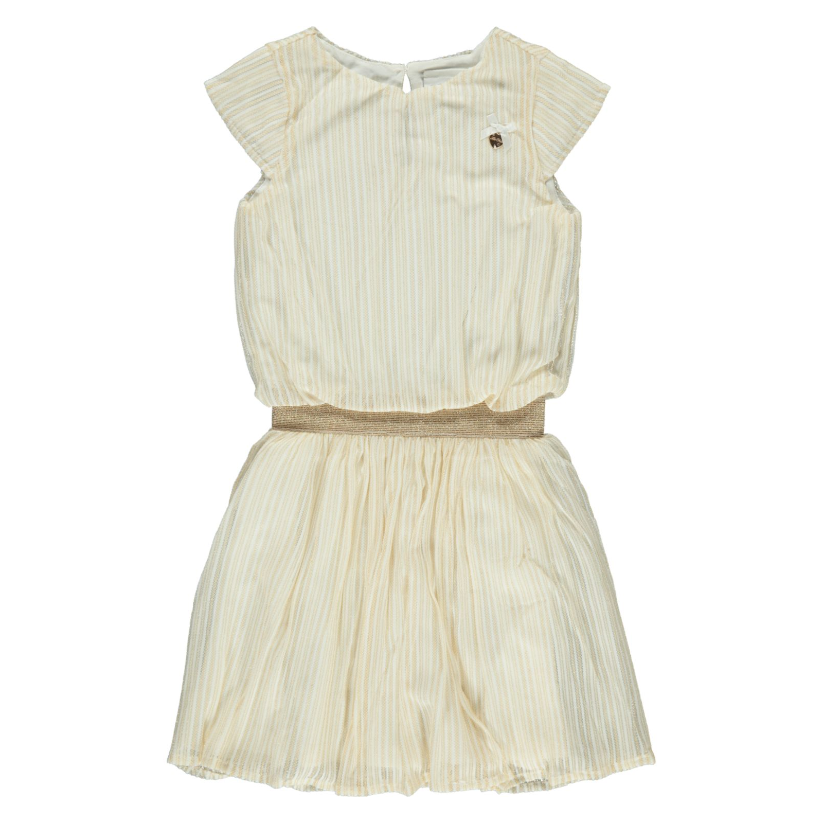 vriendelijk Post impressionisme afstuderen Le Chic - Jurk - Goud - Off White - Babbediboe Kidsfashion