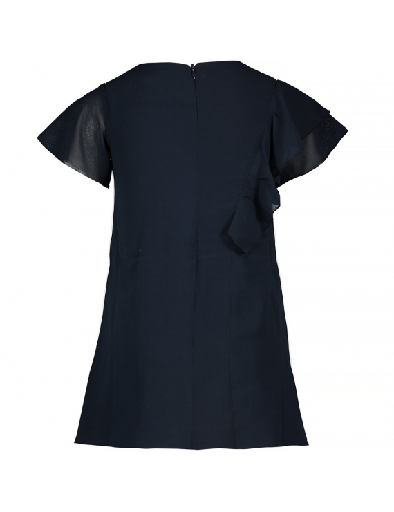 Le Chic - Robe - Ruffle Voile - Blue Navy