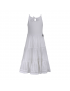 LoFff - Jurk - Tiered Dress Maxi White