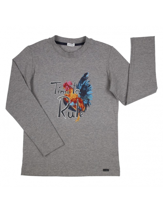 Gymp - Longsleeve - Time To Rule - Grey Chine