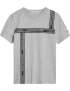 Calvin Klein - T-Shirt - Tape Logo - Light Grey