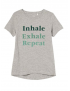 Name it - T-Shirt - Exhale - Grey Melange